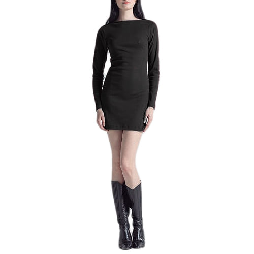 Vestido Manga Longa Feminino Volcom Small Tube PRETO-VLVT010043-